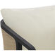 Palermo Charcoal / Stinson Cream Outdoor Dining Chair